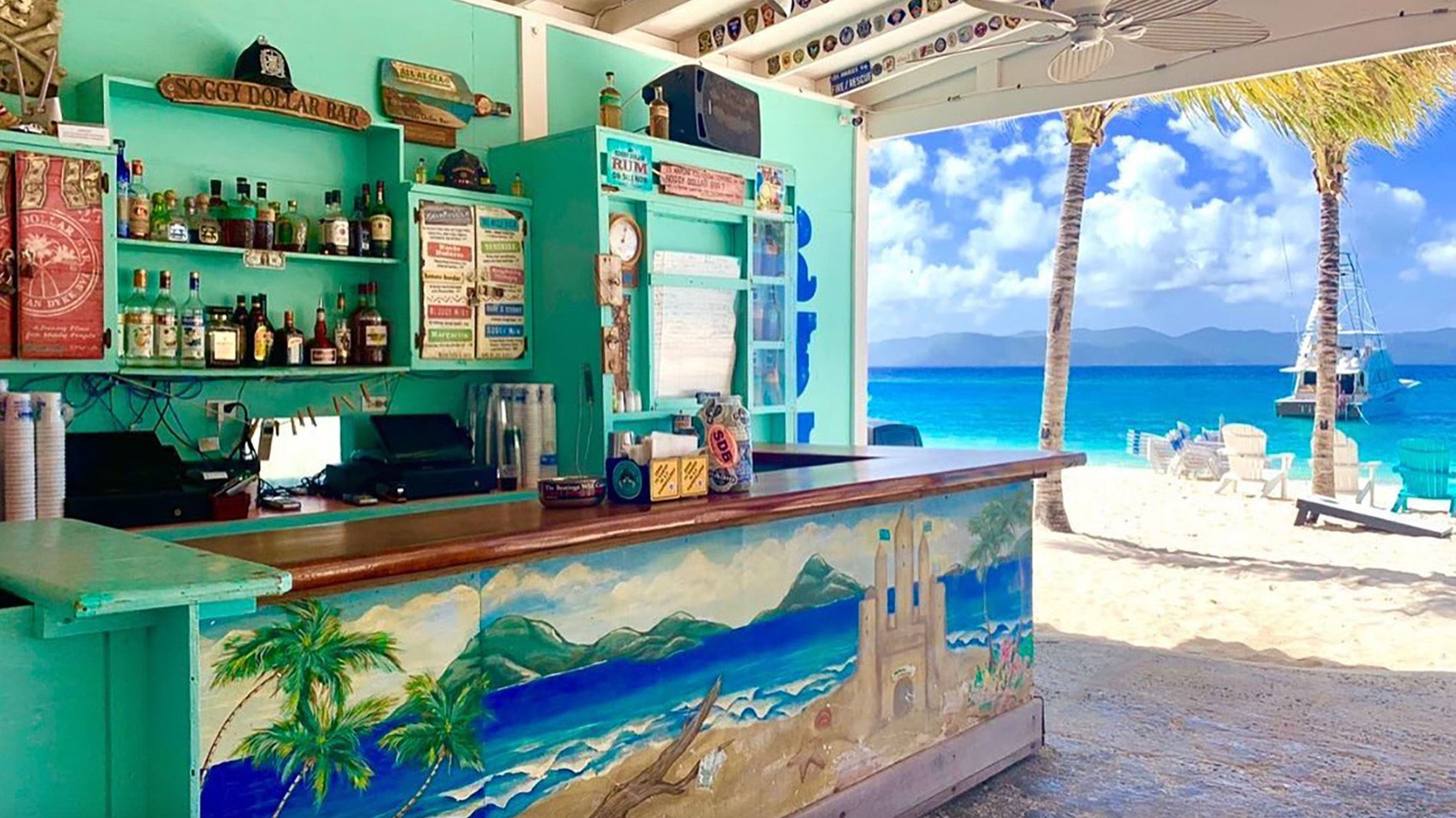 Shipwreck Beach Bar setting